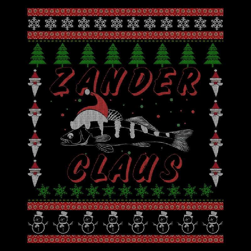 Zander Claus -Angeln, Geschenk, Weihnachtsgeschenk