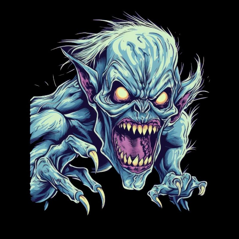 Monster Monster Demon Devil Vampire Guhl Zombie