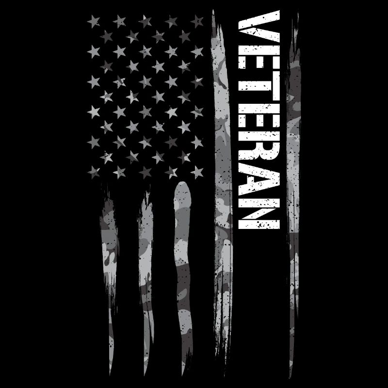 Vétéran - Drapeau américain