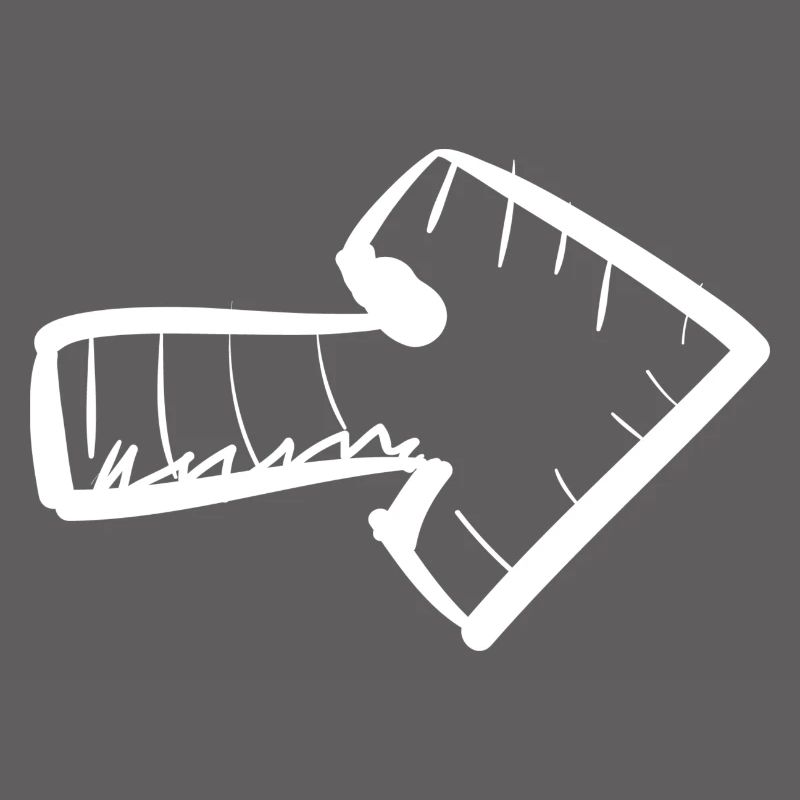 Arrow Direction sketch Right Left Gift