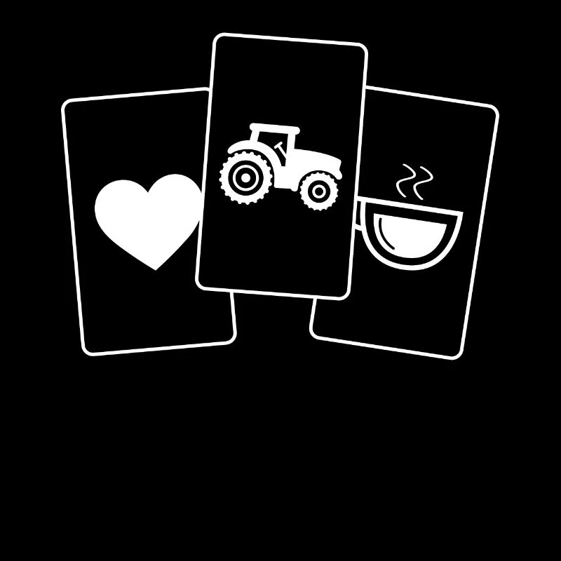 Herz - Kaffee - Traktor -