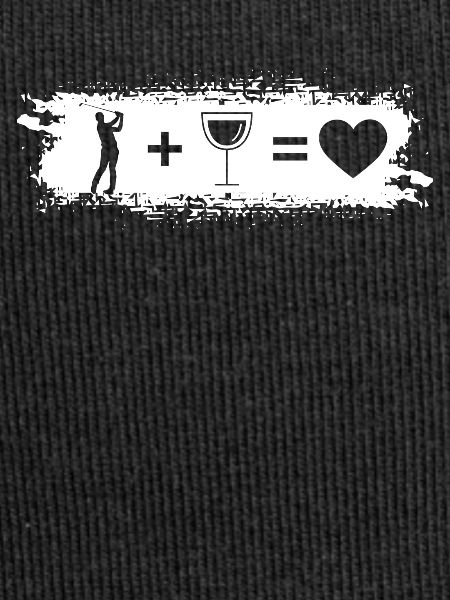 Grunge Rectangle - Herz - Wein - Golf -