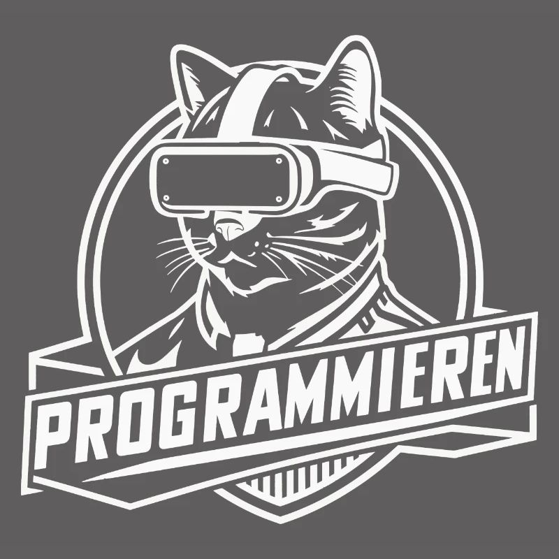 Coder-Katze Lustig Programmieren Geek Geschenk