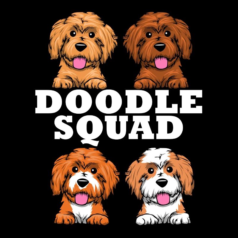 Chien Goldendoodle Ironic Doodle Squad