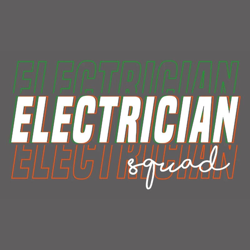 Electrician Squad Electro Worker Craftsman
