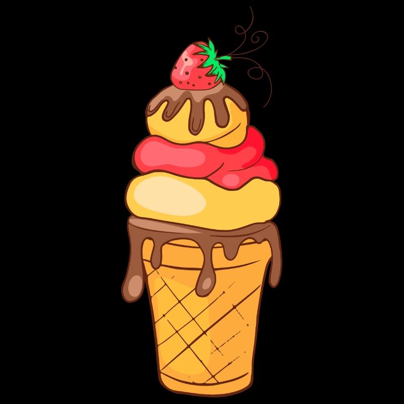 Crème glacée, crème glacée, crème glacée, crème glacée, boule, crème glacée, sundae