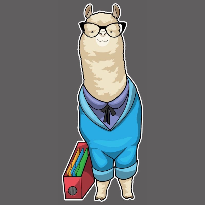 Alpaca Secretary Folder Office