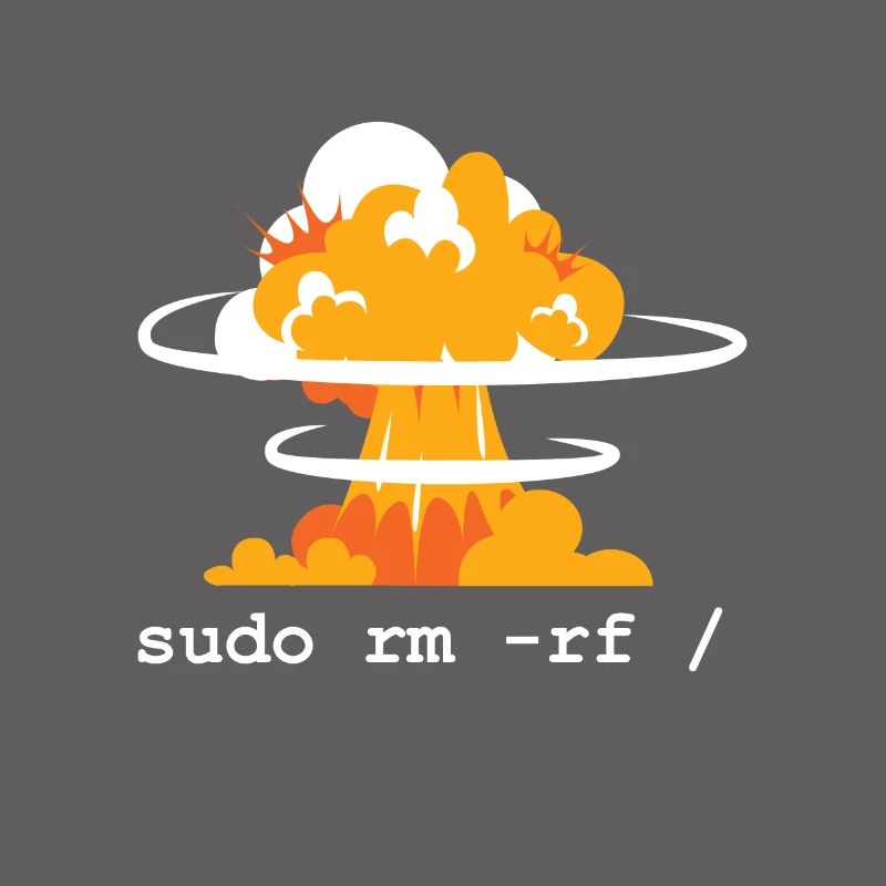 Linux Funny Linux Command Sudo RM RF pour Homme