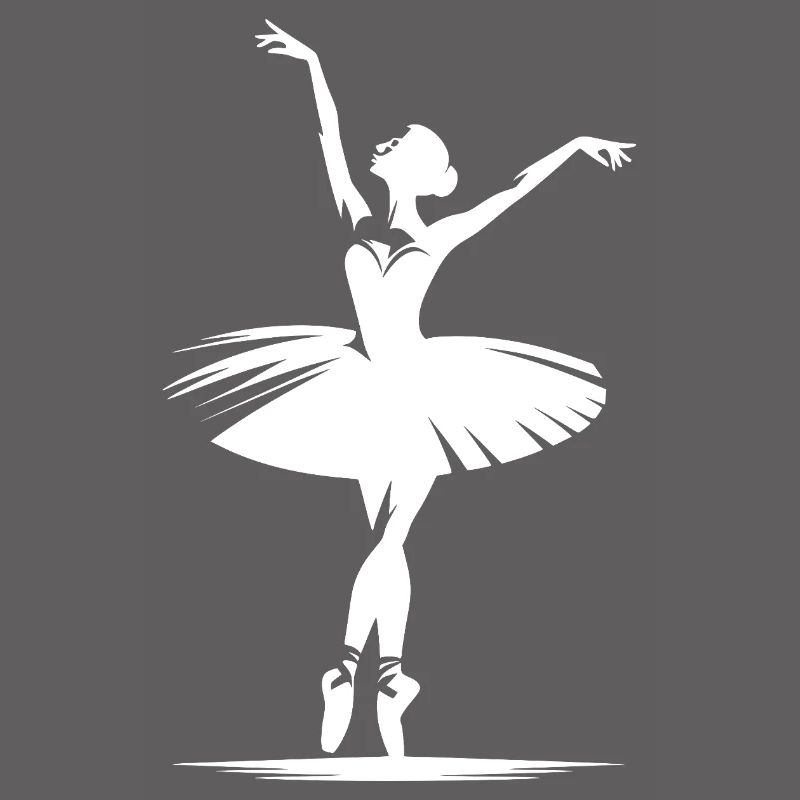 Danseuse avec élégance et pose de danse classique