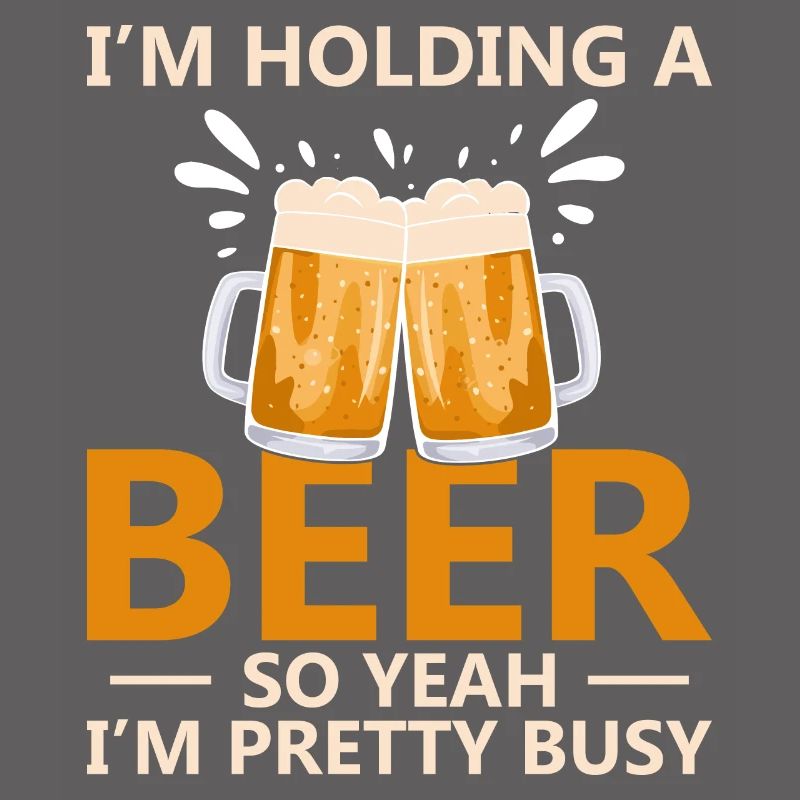 Lustiger Bier Spruch Bier Trinker