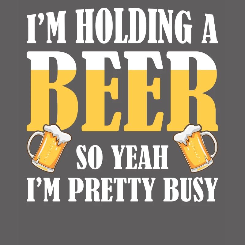 Lustiger Bier Spruch Bier Trinker