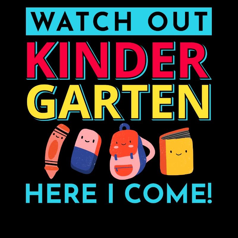 Kindergarten Kindergärtner Lehrer Regenbogenfarben