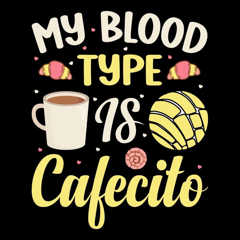 Spanisches Kaffeedesign „cafecito & Concha Lovers“