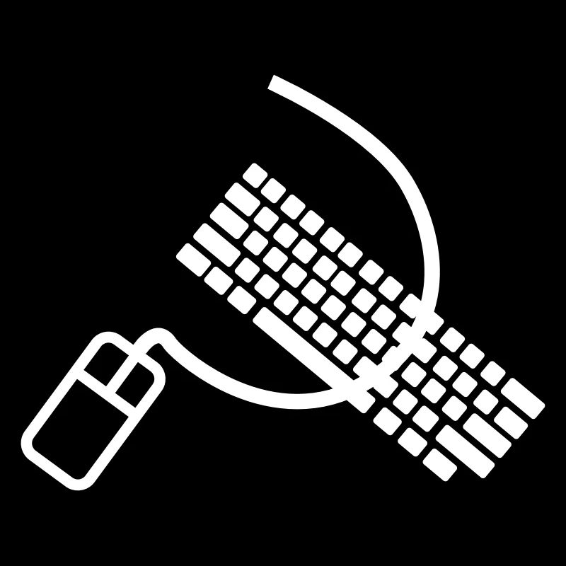 Souris et clavier comme le marteau et la faucille