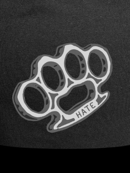 schlagring waffe hate hass