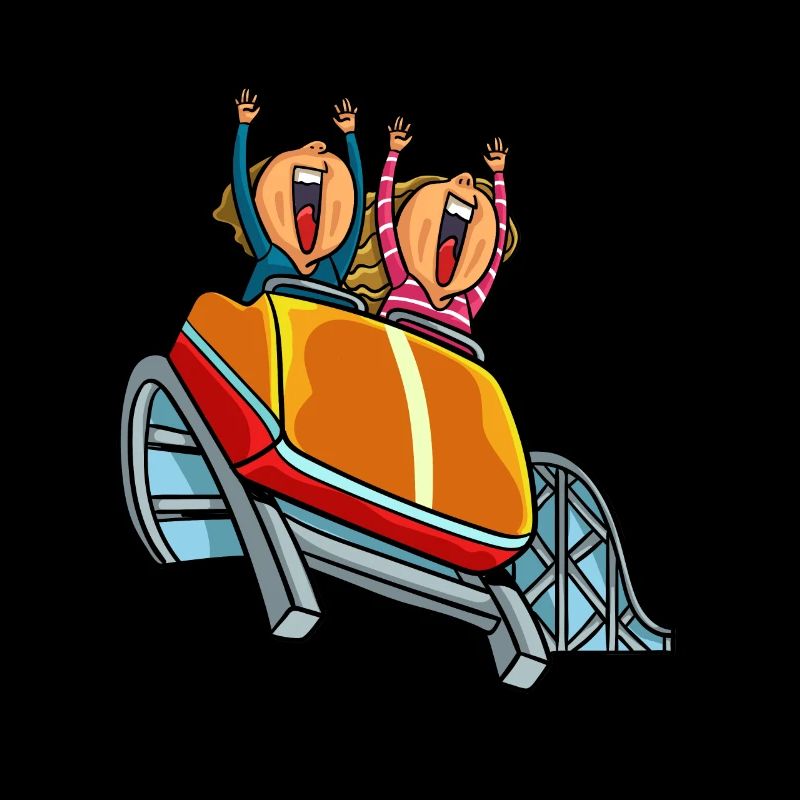 Roller Coaster Ride Theme Park Rummel Gift