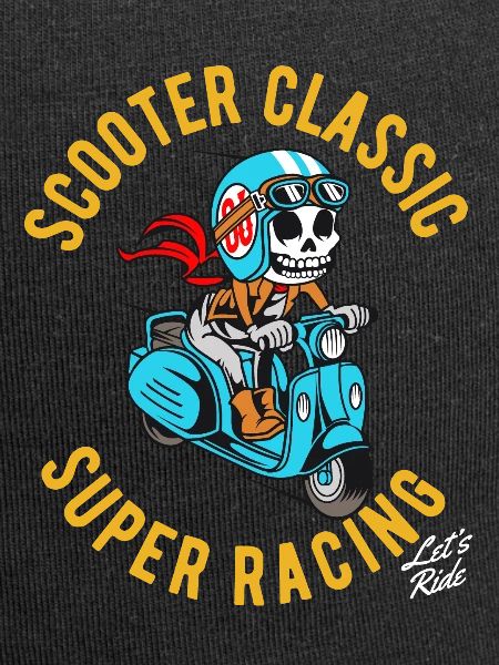 Scooters classic skeleton