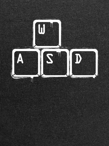Nerd WASD Keyboard Gamer