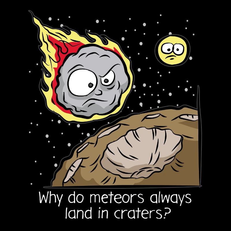 Meteor Meteorite comète d’impact cratère cadeau