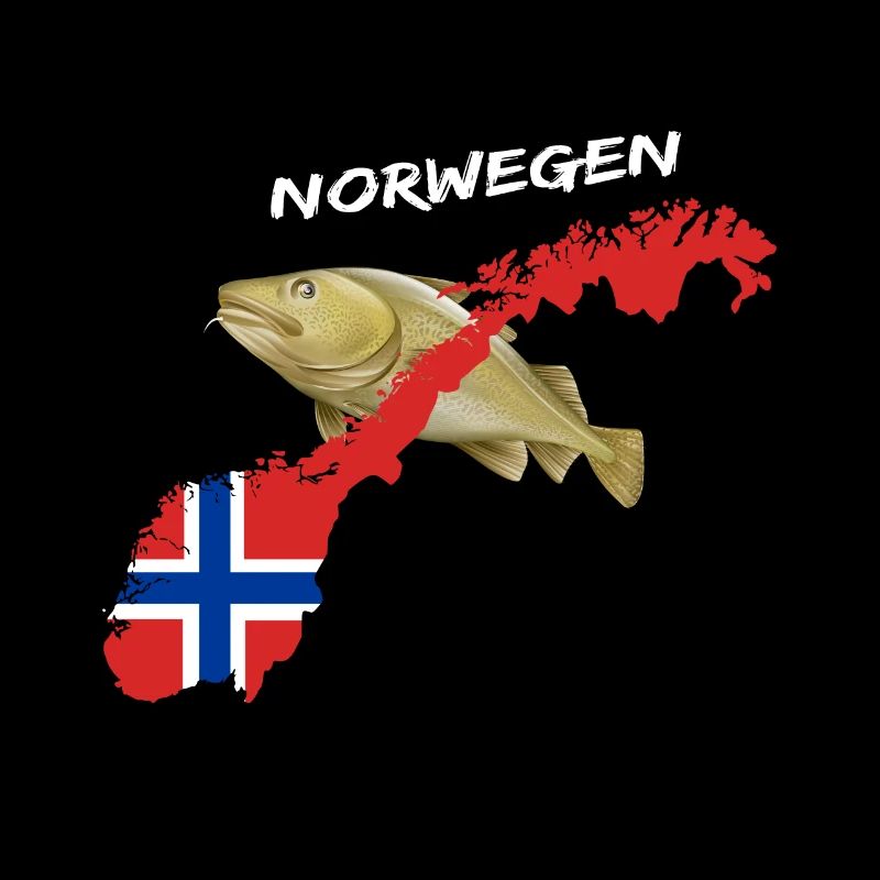 norway cod card cod hunter gift