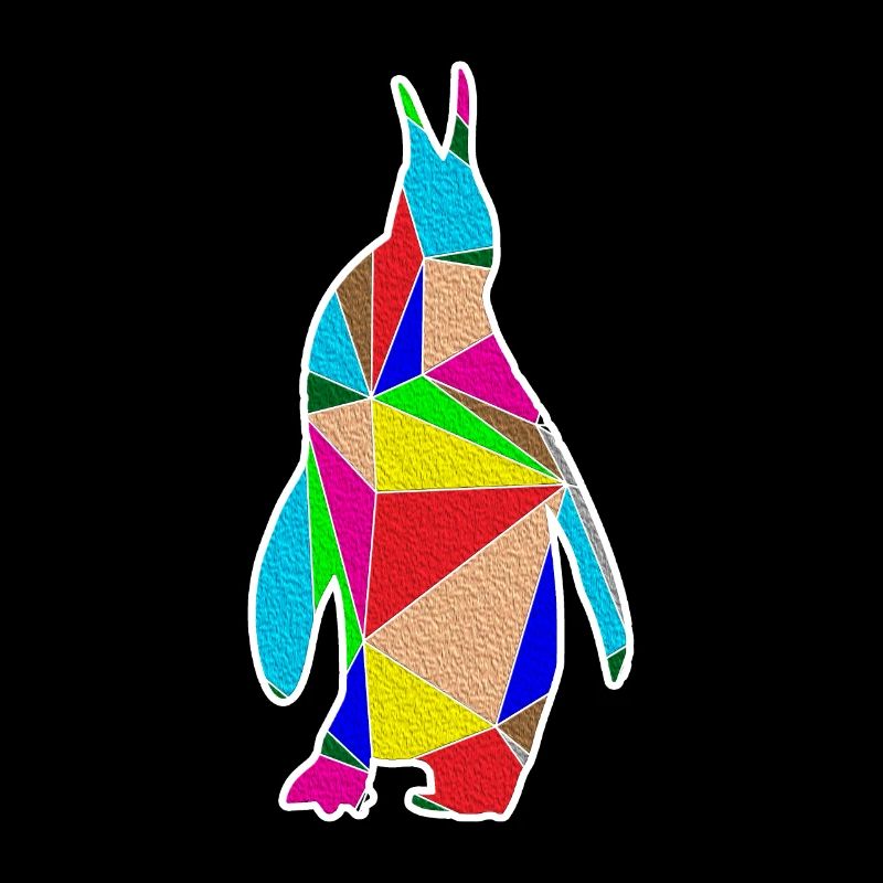 Geometrischer Pinguin Geometrisch