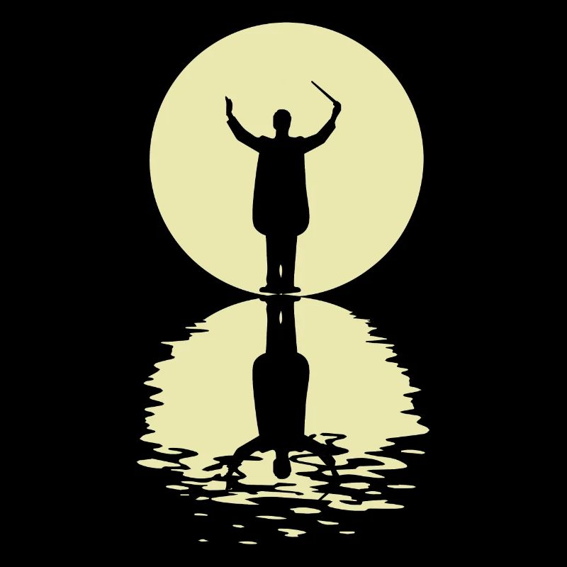 Le chef d'orchestre et la lune