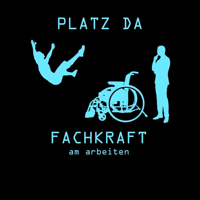 Platz da Fachkraft am Arbeiten retro Geschenkidee