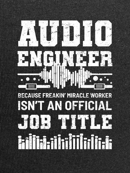 Sound engineer audio