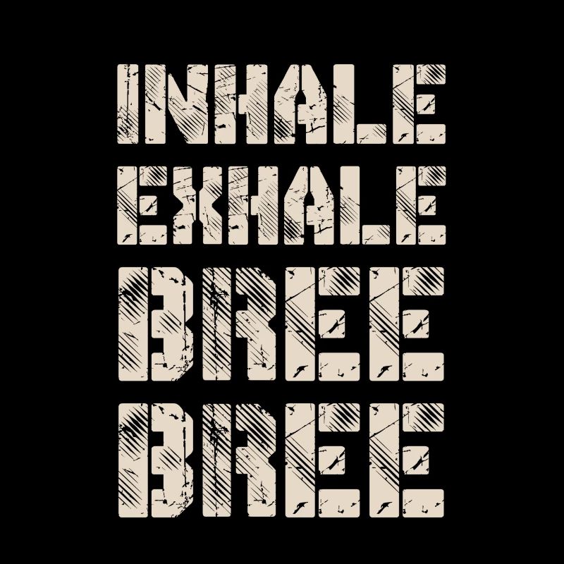 Inhale Exhale Bree Bree Grindcore Metal Geschenk