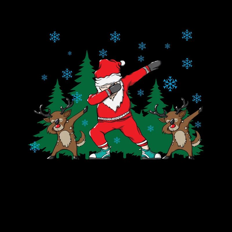 Idée de cadeau drôle de père noël Dab Reindeer