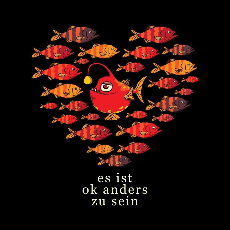 C'est bien d'être différent Variété colorée de poisson