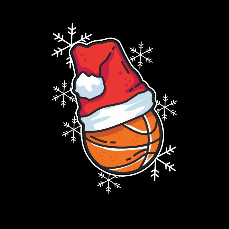 Basketball Christmas hat cap