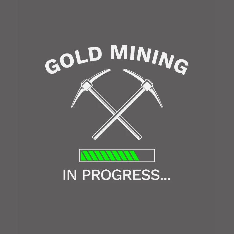 Conception de prospection d'or de l'or