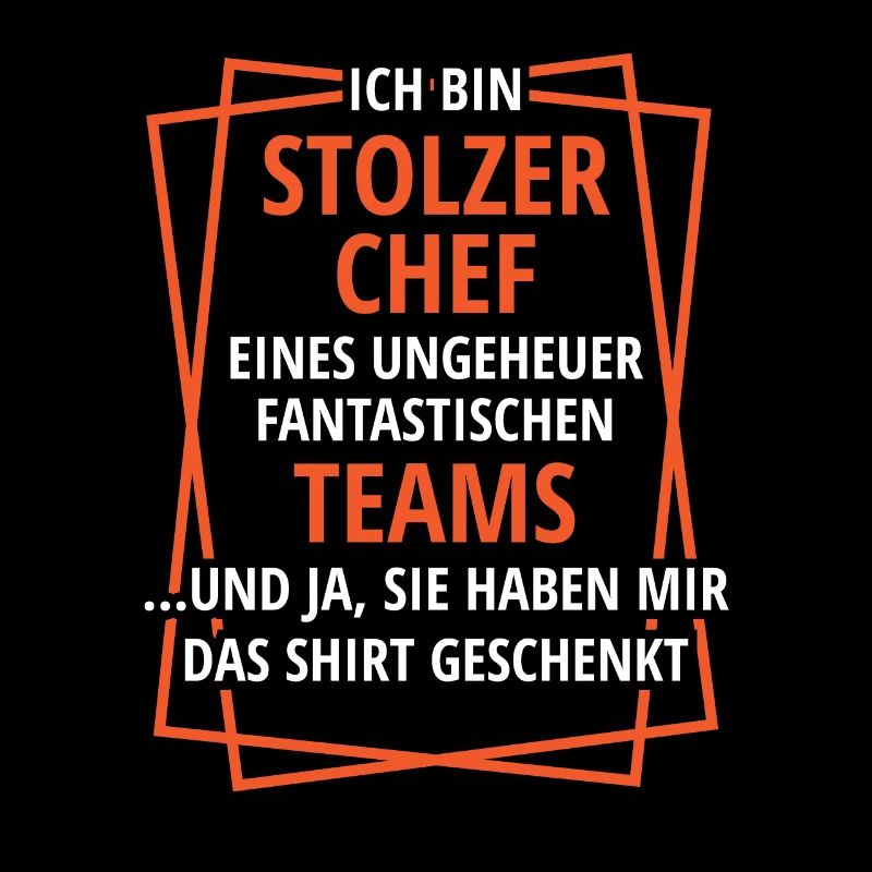 STOLZER CHEF ,BESTES TEAM, GESCHENK