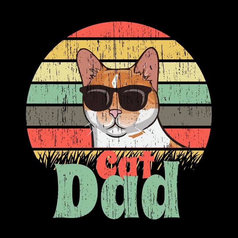 Best Cat Dad Ever Bester Katzen Papa Vater Kitten