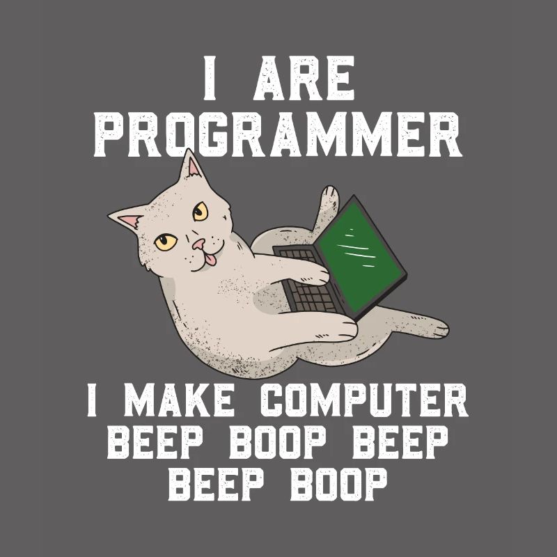 Programmierer Katze