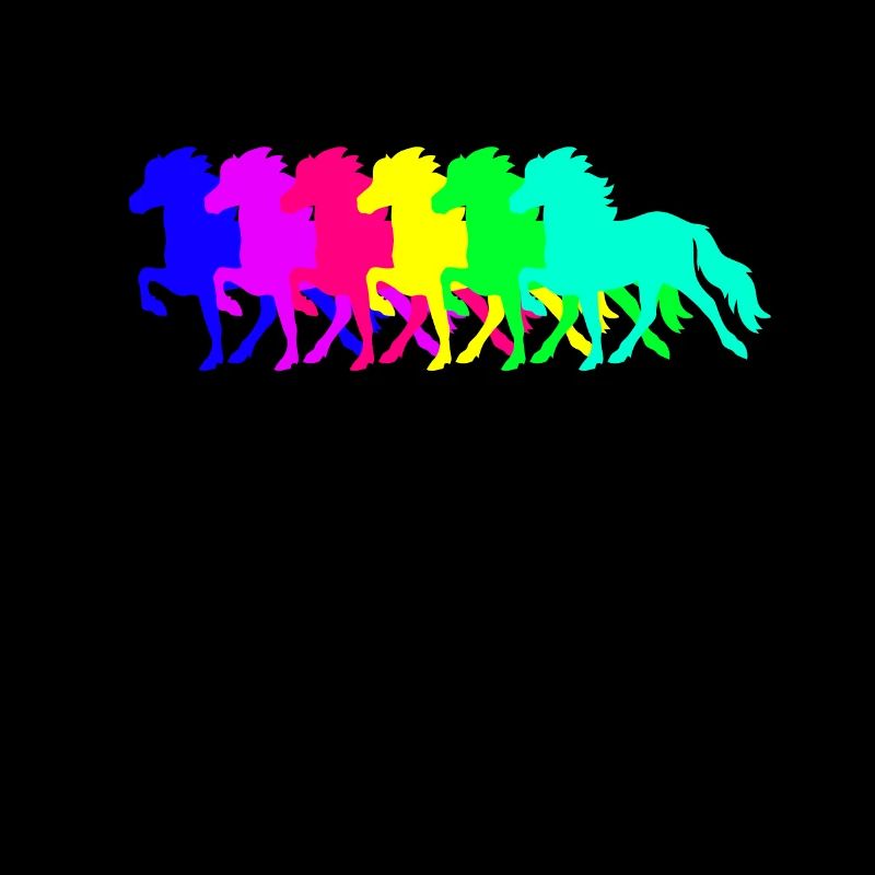 Islandpferd Regenbogen