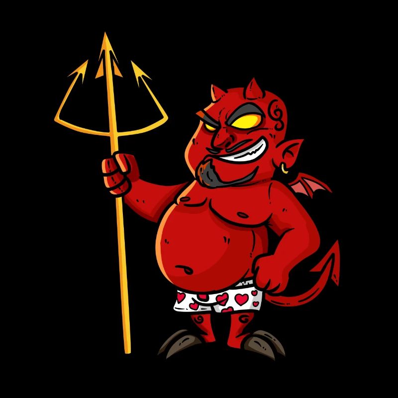 Devil in Underwear - Halloween Costume -