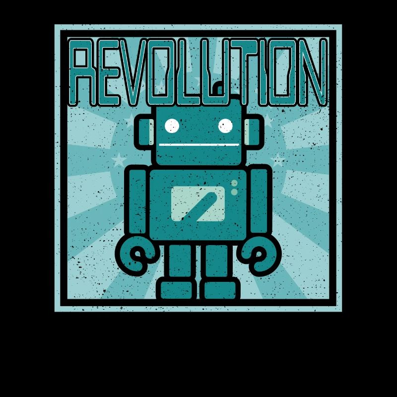 Revolution Robot Vintage Distressed