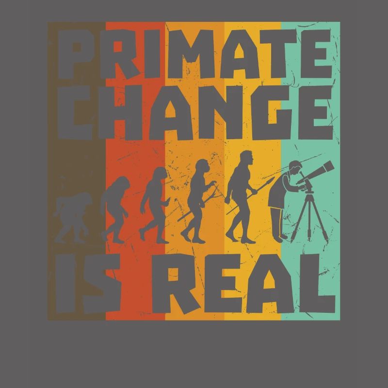 Primate Change Is Real Evolution Joke