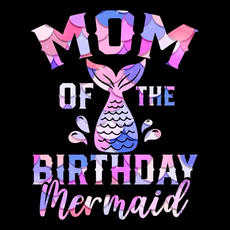 Maman De L’Anniversaire Sirène Mythique Créature Fin
