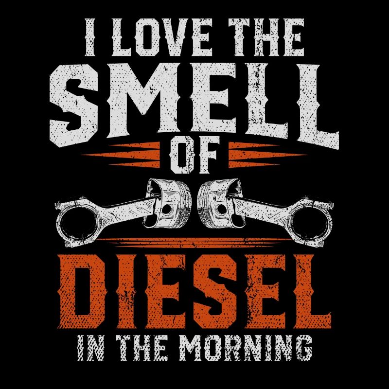 J’adore l’odeur du diesel dans le mécanicien du matin