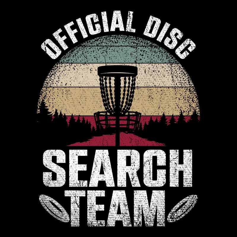 Équipe officielle de recherche de disques Disc Golf Course Frisbee