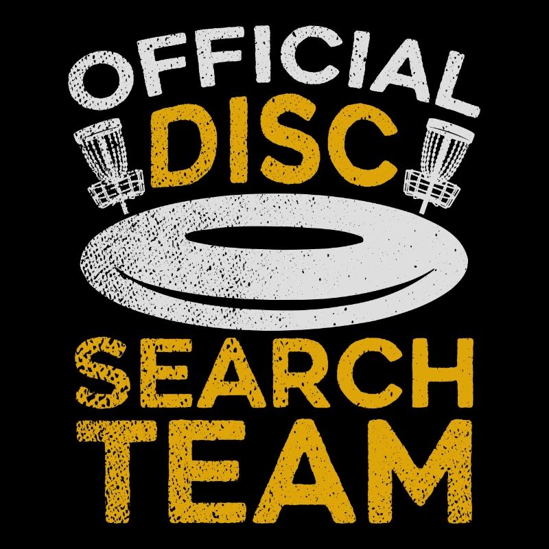 Équipe officielle de recherche de disques Disc Golf Course Frisbee