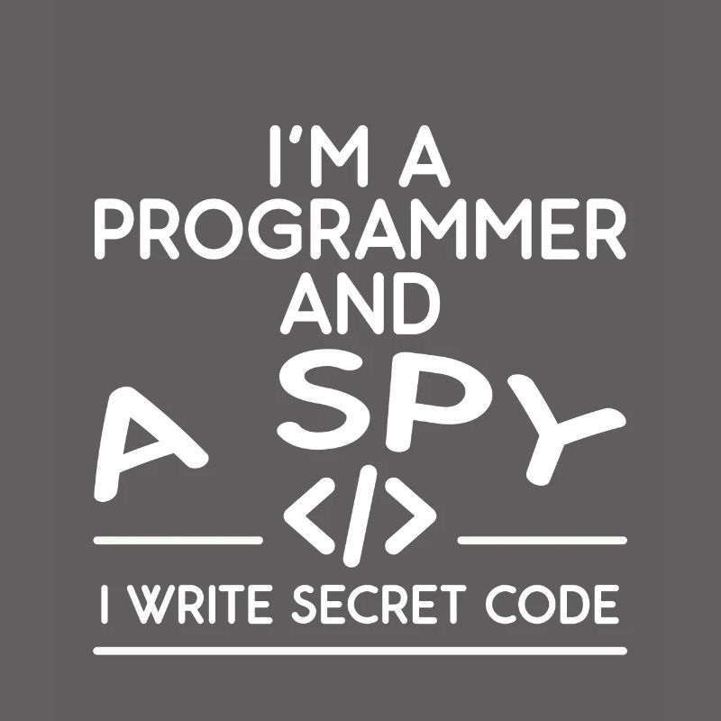 I'm A Programmer And A Spy, I Write Secret Code 4