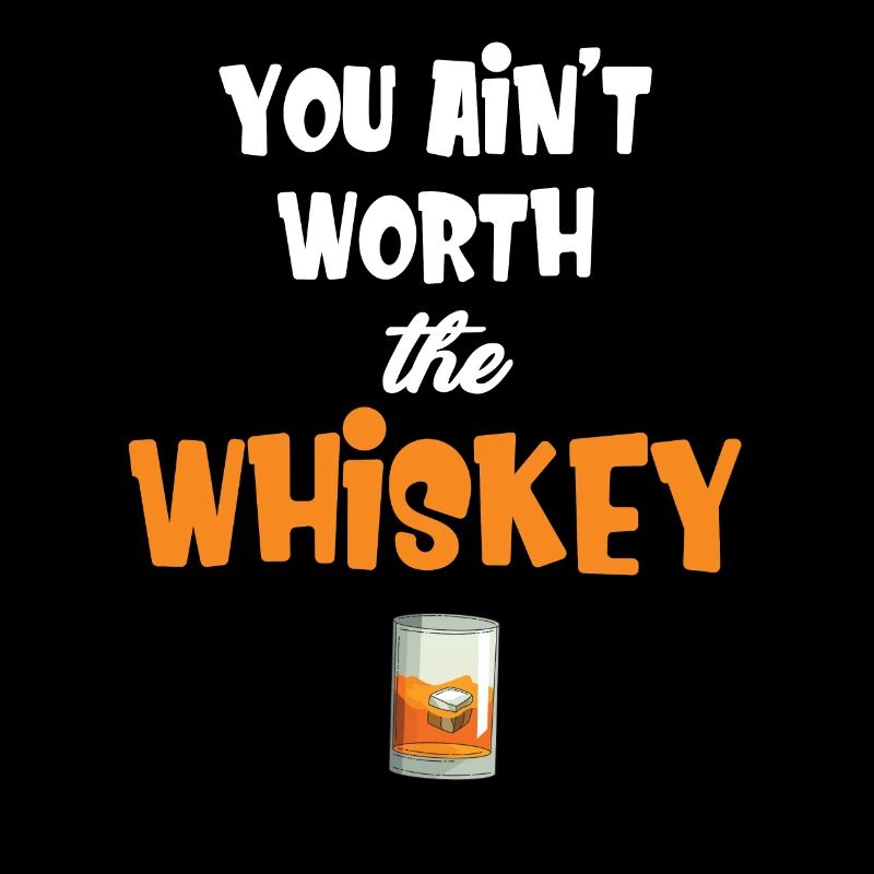 Vous êtes le buveur de whisky et de bourbon Tequila Vodka