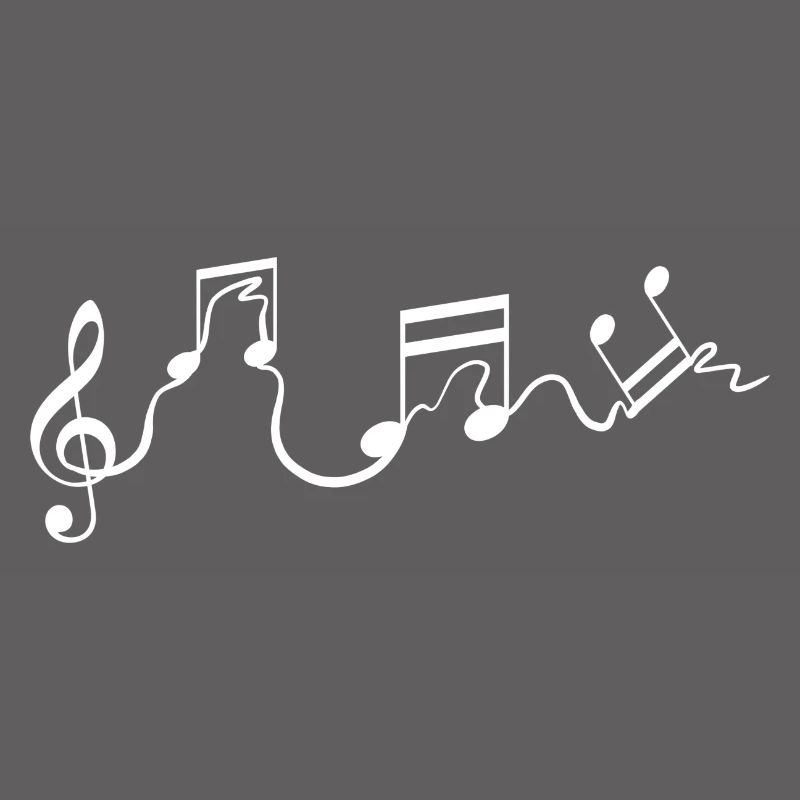 Musiknoten Sänger oder Performer Gift