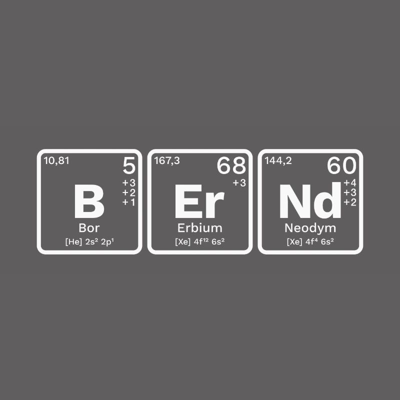 Bernd PSE Nerd Chemistry Elements Periodic Table