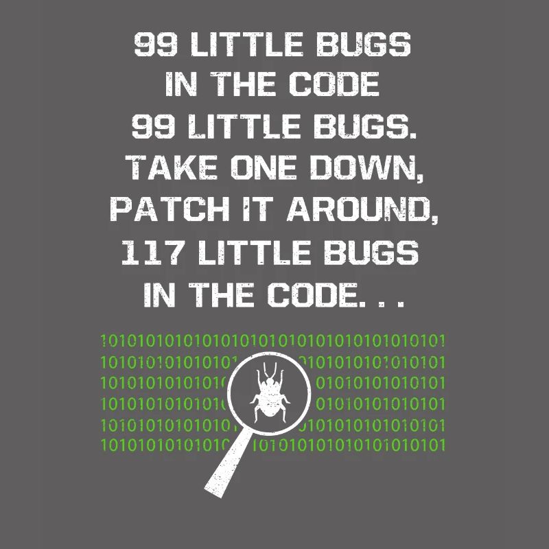99 petits bugs dans le programme Code Computer Geek