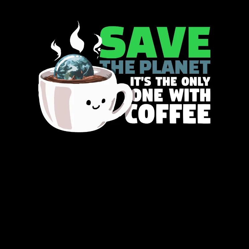 Sauvez la planète - C'est le seul café avec du café